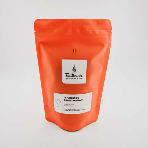 Tee Le Panier de grand maman, Detailansicht – Kauf Was, St. Vith
